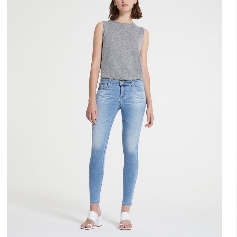 AG Light Wash Legging Ankle Super Skinny Jean 30